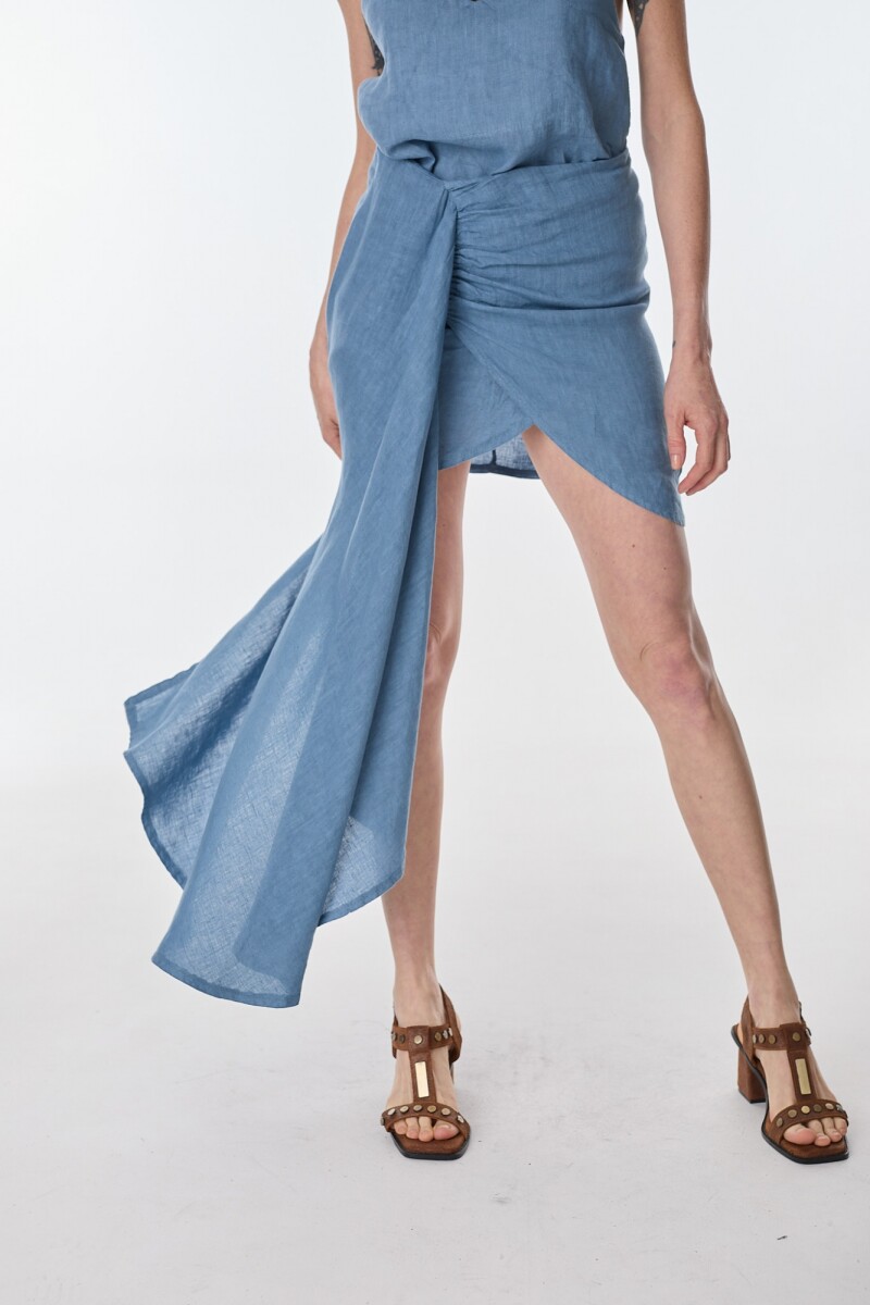 Falda Domenica - Azul 