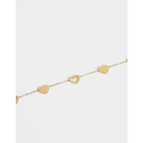 Pulsera De Acero Quirúrgico Dorado