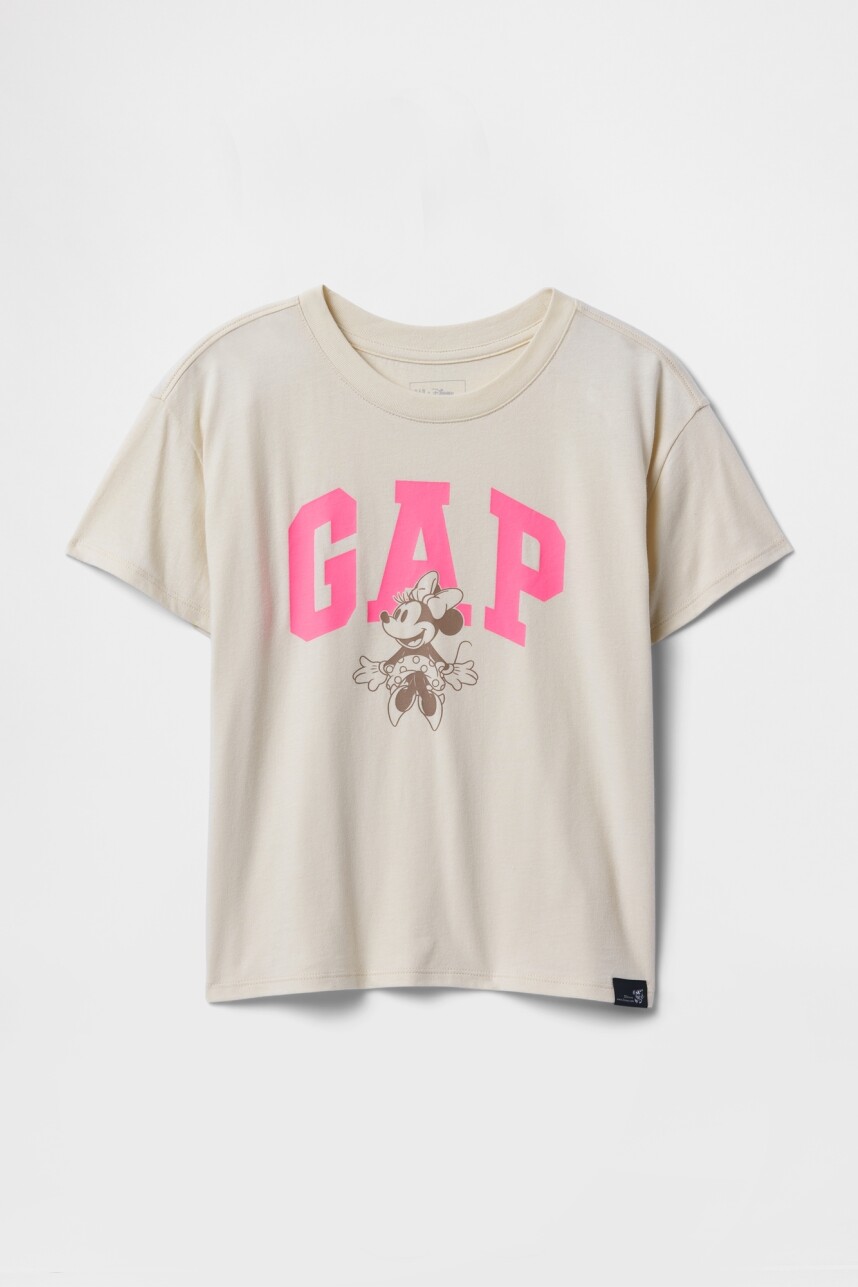 Remera Logo Gap Disney Niña Chino