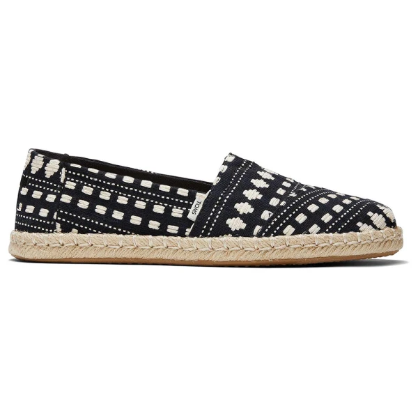 Alpargata Toms Global Rope Espadrille Negro