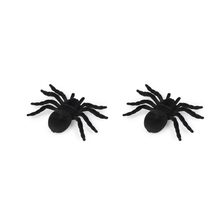 Arañas trepadoras Halloween decorativas Negro
