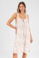 Floral dress Beige