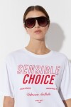 Remera oversize sensible choice blanco