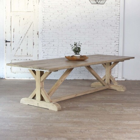 MESA DE COMEDOR MADERA GRIS AIMAN