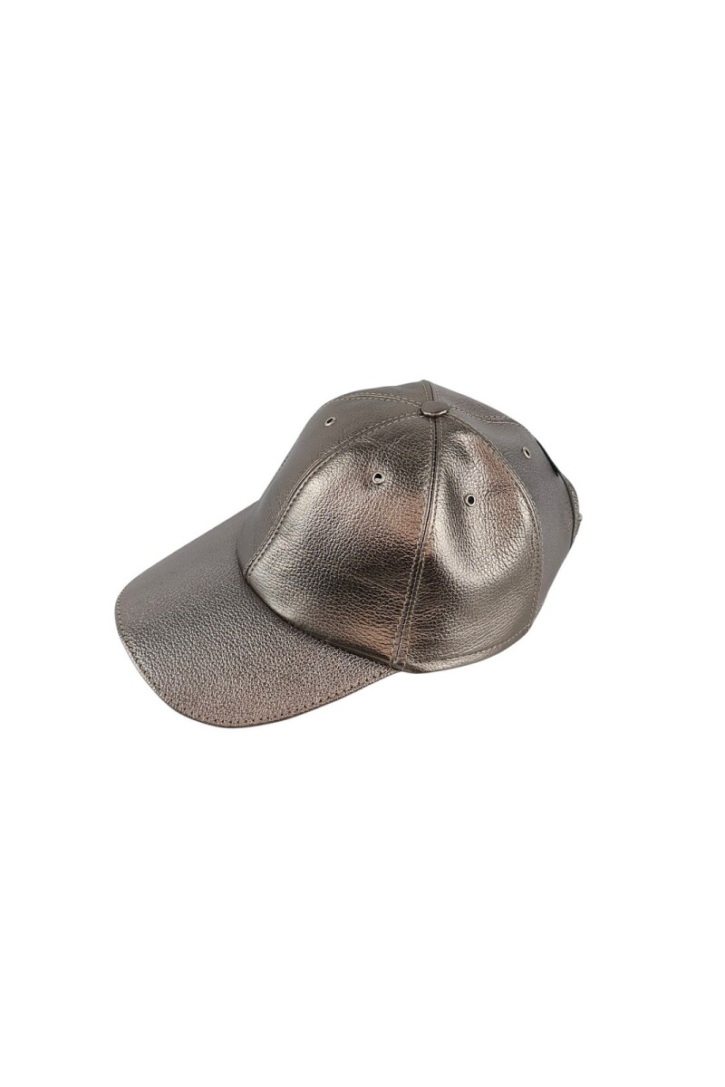 Gorro de cuero tipo beisbol Peltre