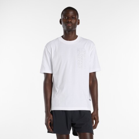 Remera Nwe Balance de Hombre - - MT6105FKWT WHITE