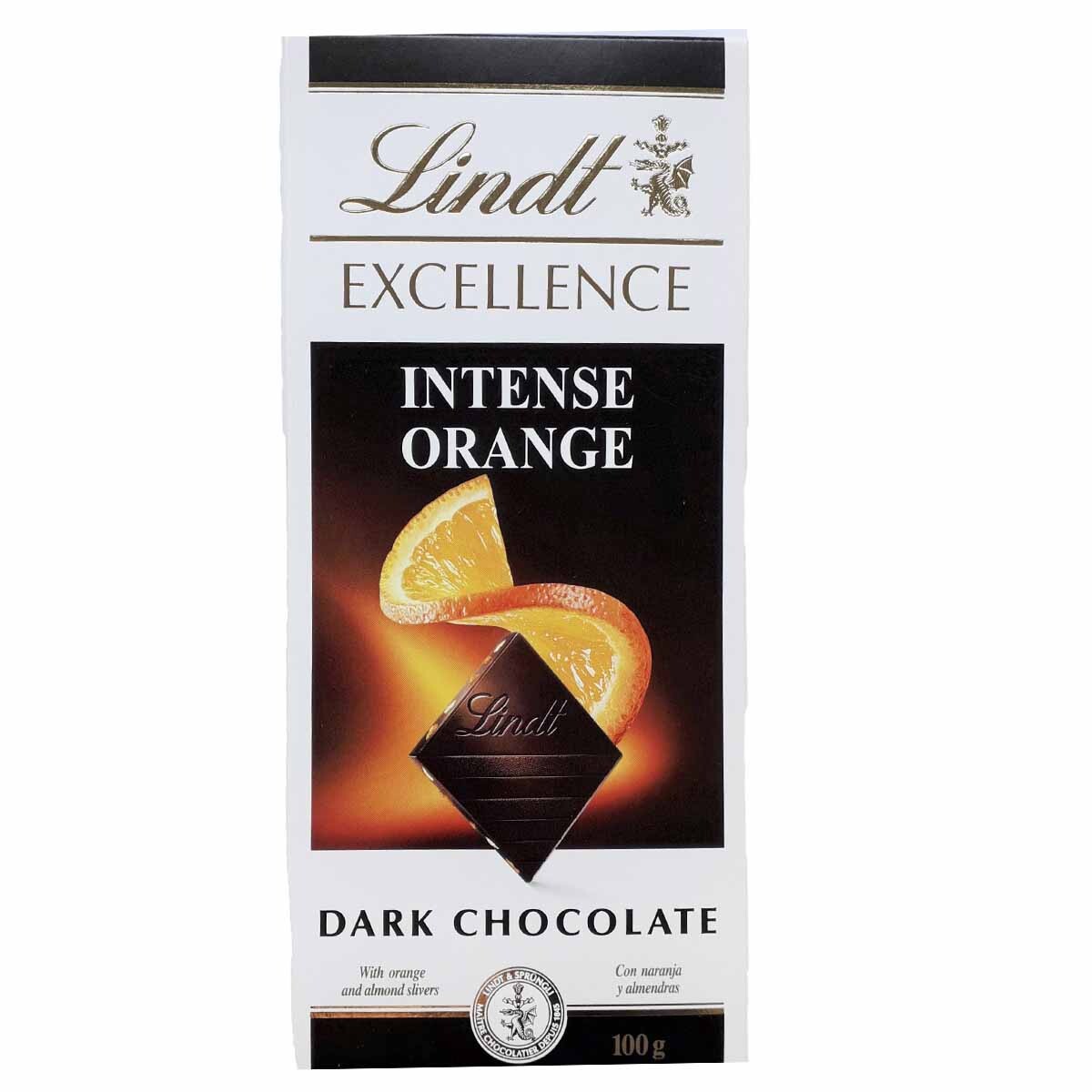 Chocolate Lindt Excellence Intense Orange 