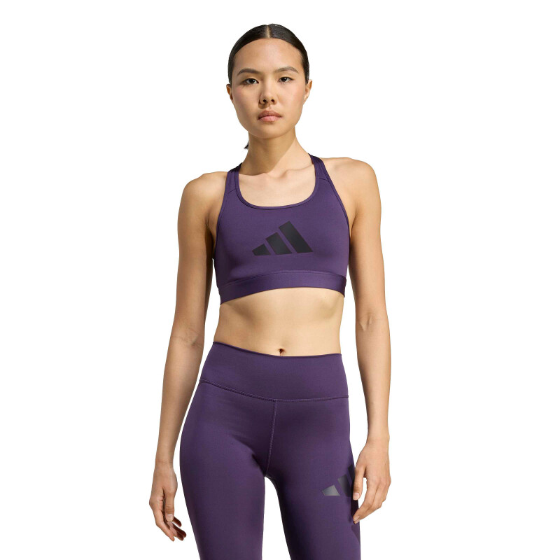 Top de Mujer Adidas Powerreact Big Logo Violeta