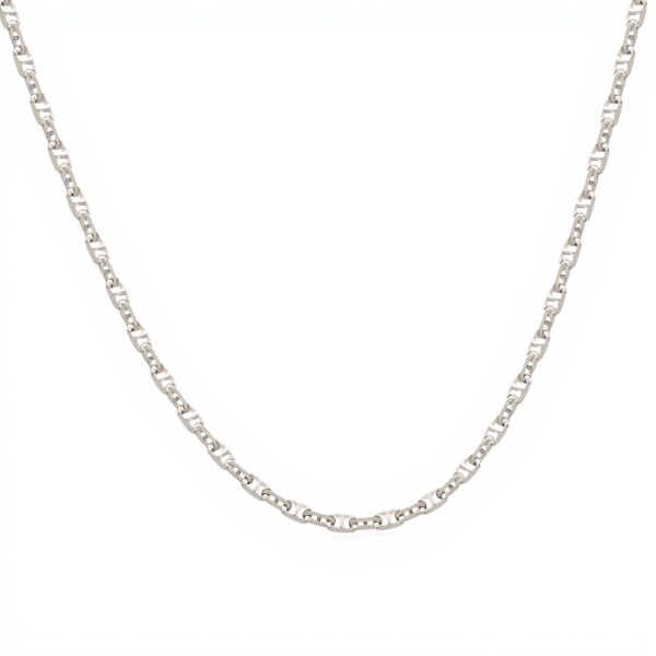 Cadena Force con barra-Plata 925-Sin Piedra-CD3115 sinpiedra