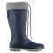 Bota de Mujer Venus Lluvia Nautica Con Cuello Azul - Gris