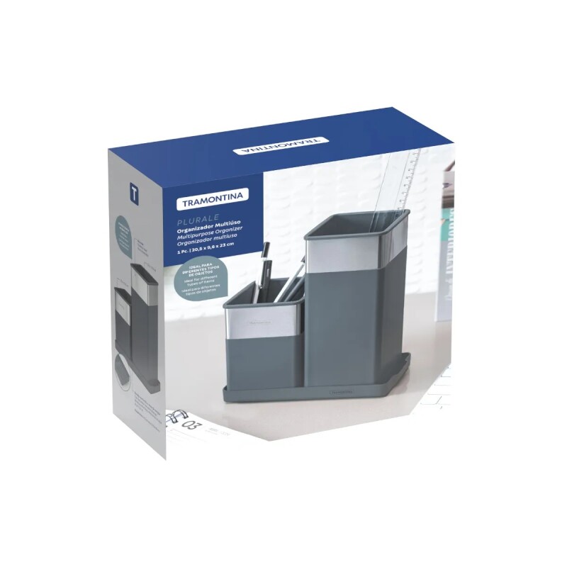 ORGANIZADOR ACERO 2PZAS ASIMETRICO 61538/150 ORGANIZADOR ACERO 2PZAS ASIMETRICO 61538/150