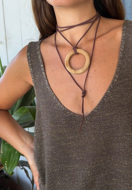 Blusa Siena SS26 Espresso