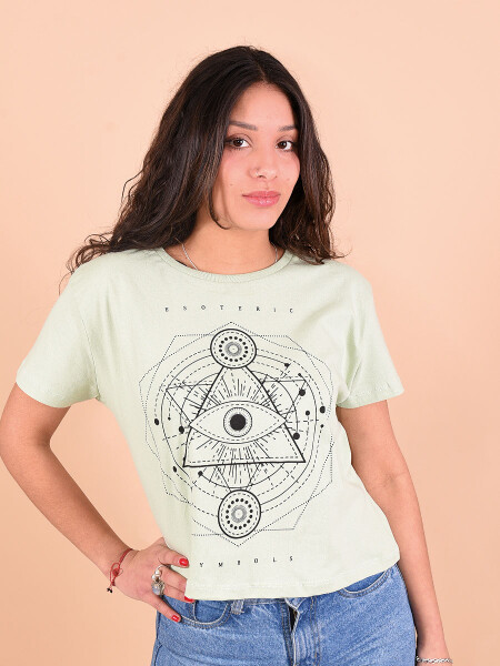 REMERA SYMBOLS VERDE