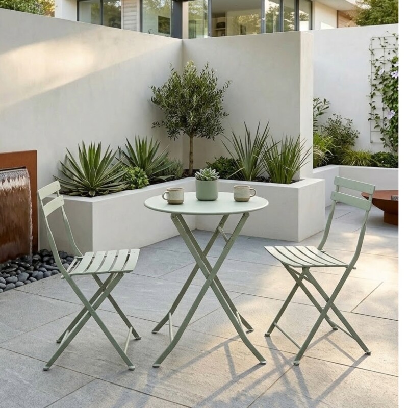 JGO JARDIN BISTRO VERDE MATE 3PZAS Unica