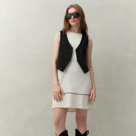 VESTIDO MARLON Hueso