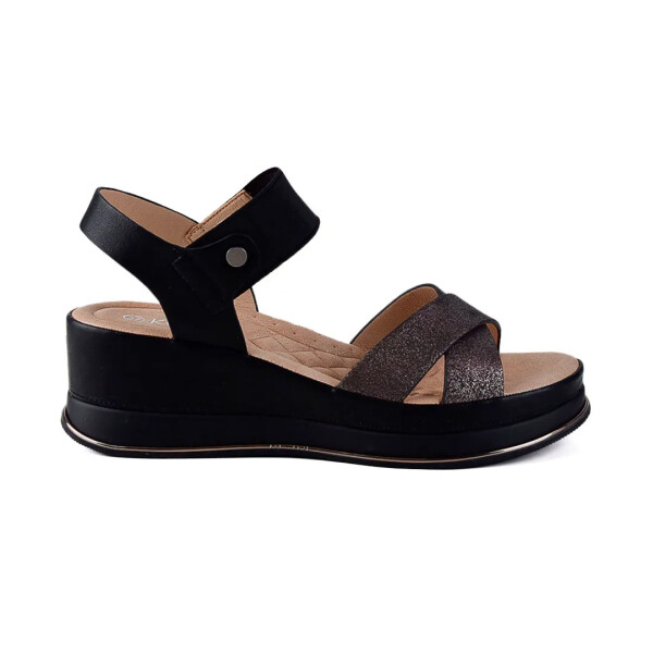 CASUAL TACO CORRIDO EMILY - KORIUM NEGRO