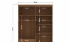 Ropero Buriti 4 Puertas - Linea Fit Marron/Arena