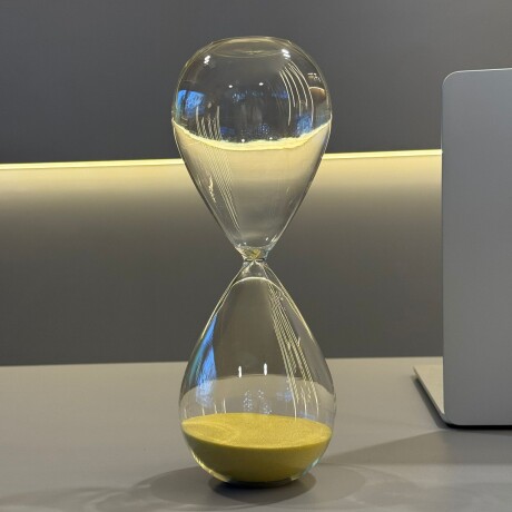 Reloj De Arena De Vidrio 30 Minutos 20cm x 8cm Reloj De Arena De Vidrio 30 Minutos 20cm x 8cm