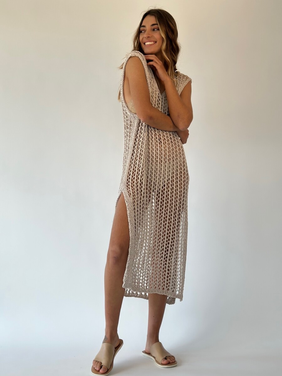 VESTIDO IBIZA - BEIGE 