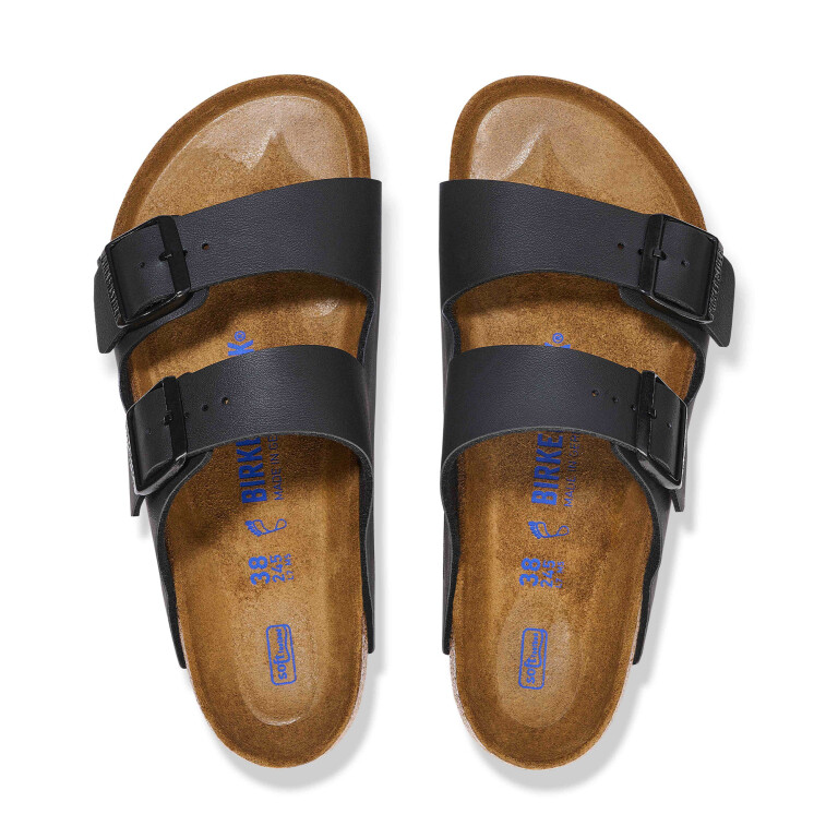 Sandalia Arizona Soft Footbed Birko-Flor - Regular Negro