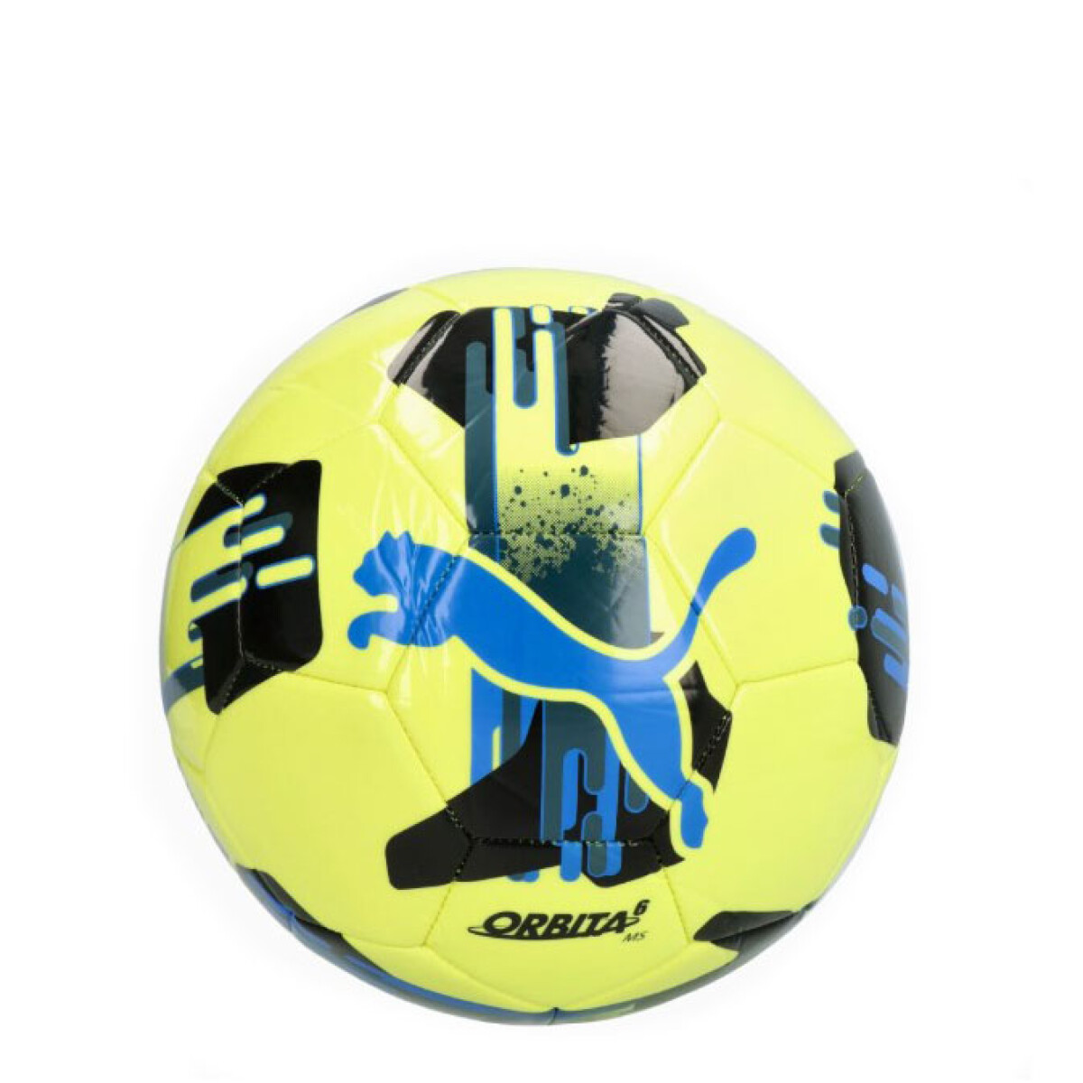 Pelota Puma Orbita 6 MS - Amarillo - Negro - Azul 