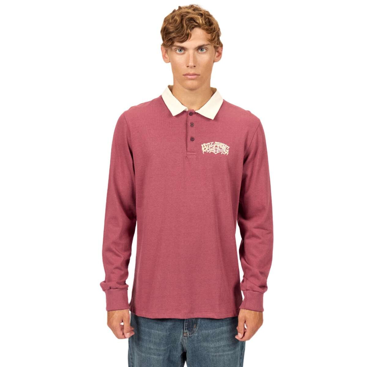 Remera Billabong Alternative Polo - Bordo 