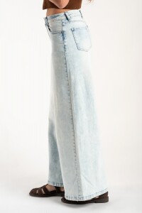 Jean Wide Leg Lavado Denim