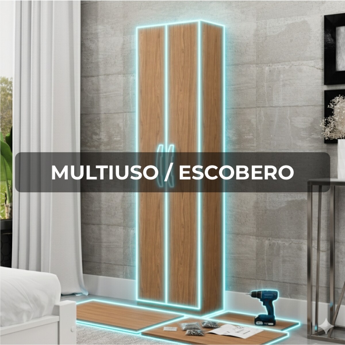 Armado de mueble MULTIUSO - ESCOBERO | Servicio Profesional Mulata - Armado 
