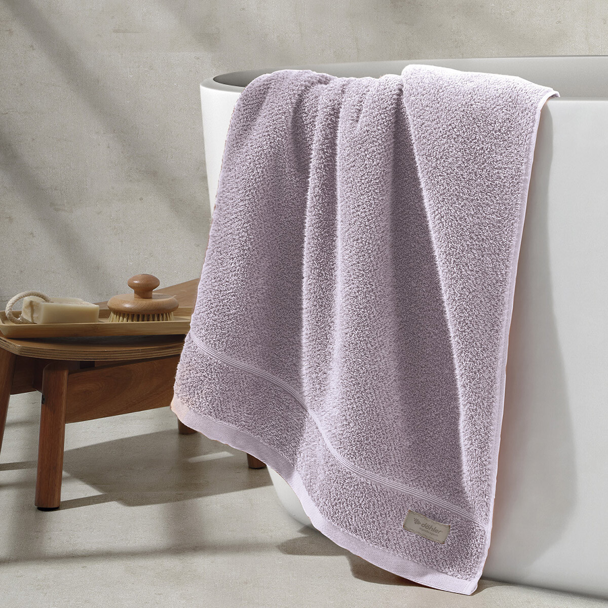 Toalla Baño Extra Kairo Dohler 90 x 150 cm 100% Algodón - LILA CLARO 