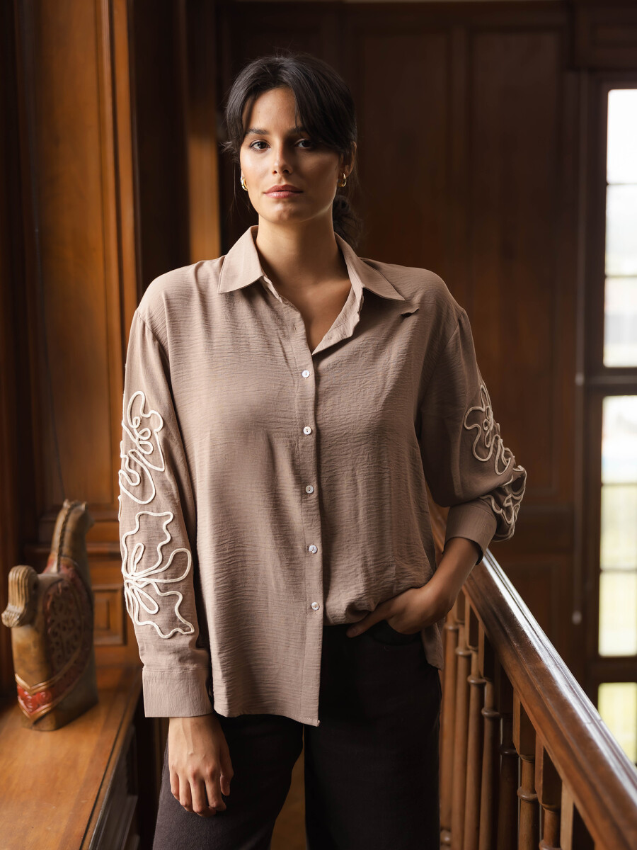 Camisa Menta - beige 