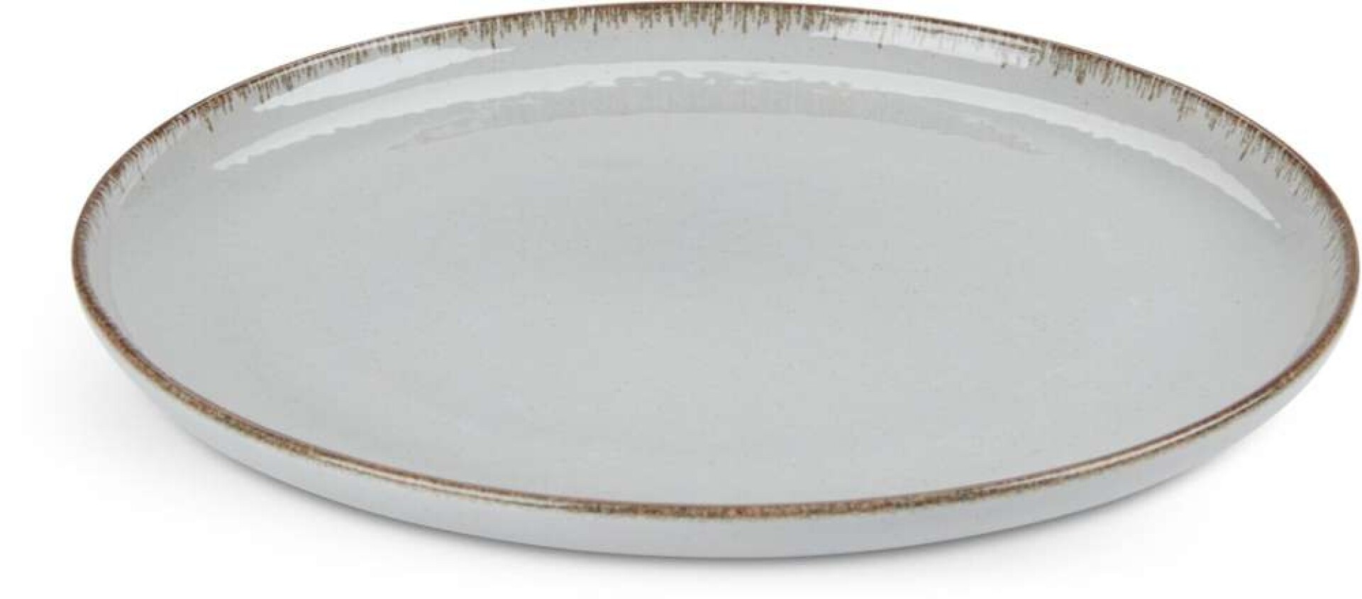 Plato Ferdus Ø27Cm - Porcelana Gris 