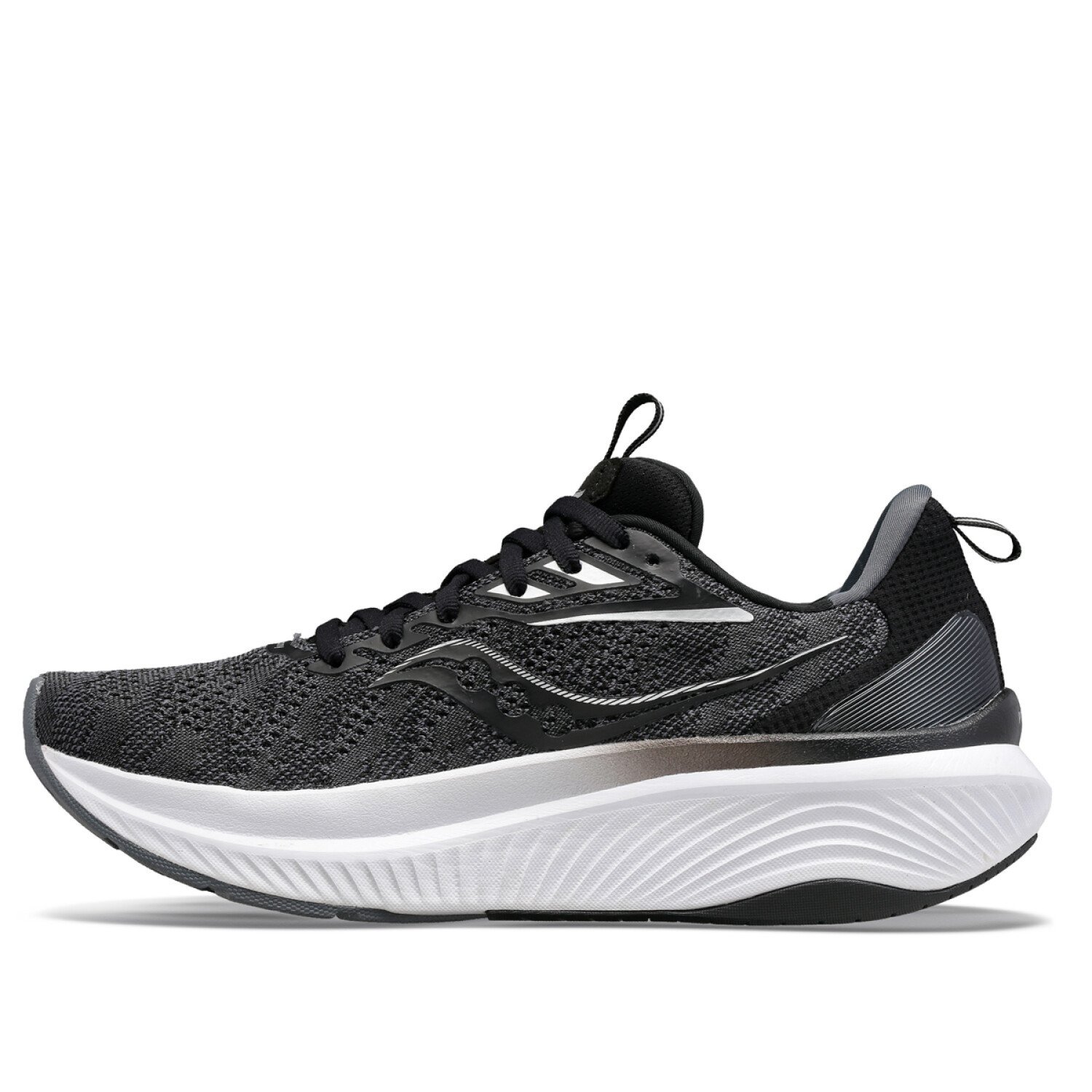Championes Saucony de dama Echelon 9 S1076510 Horma Chica BLACK WHITE Sportmarket