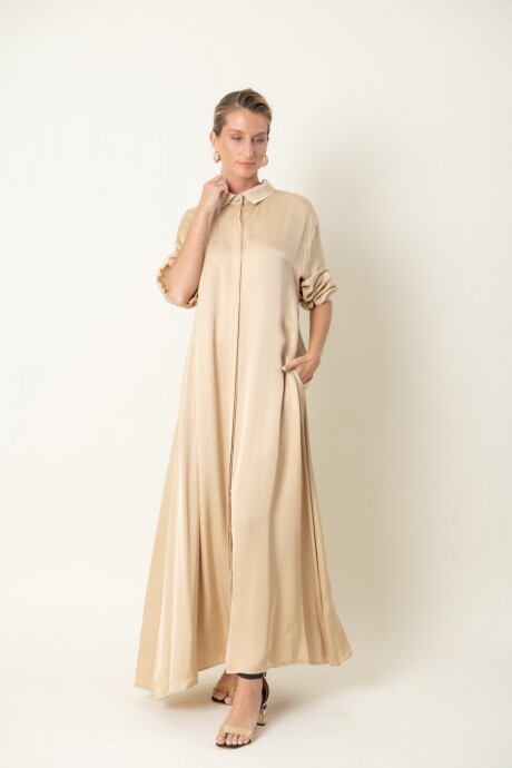 VESTIDO AMETRINA Beige