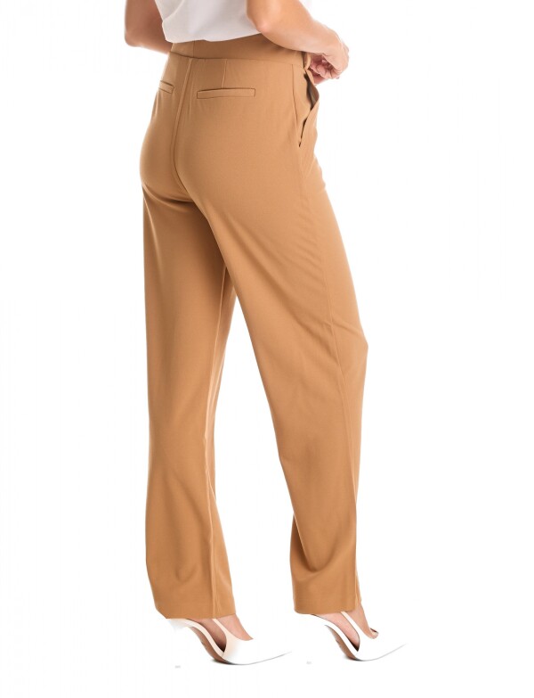Pantalon Recto Pespunte TOSTADO