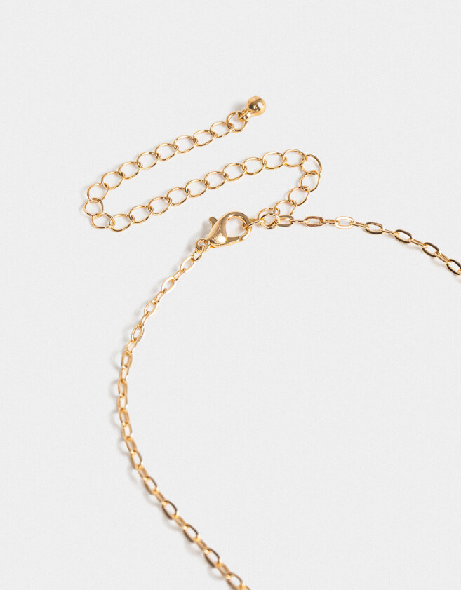 Collares Cortos Navidad Collar Corto Multidijes Navidad - Dorado