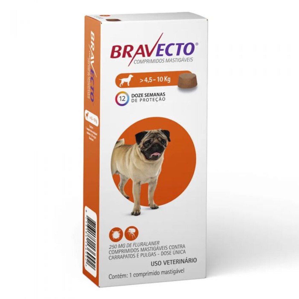 Bravecto 4.5 a 10kg 