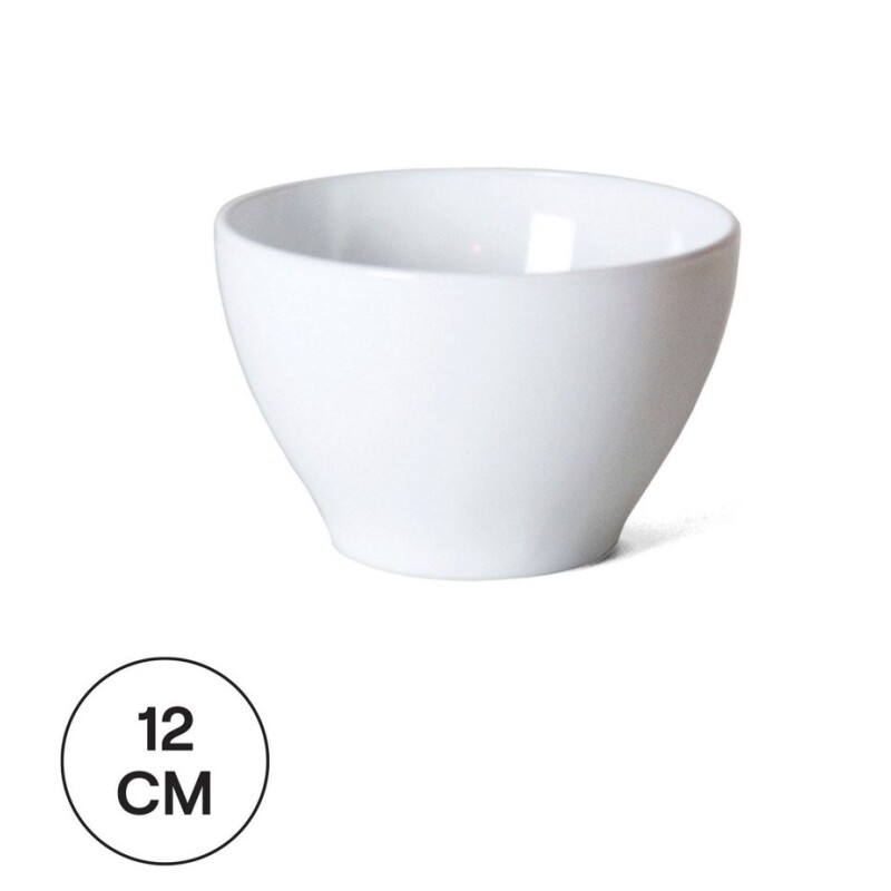 Tazón Toledo de Cerámica Blanco 500 ml TAZÓN TOLEDO 12 CM 500ML
