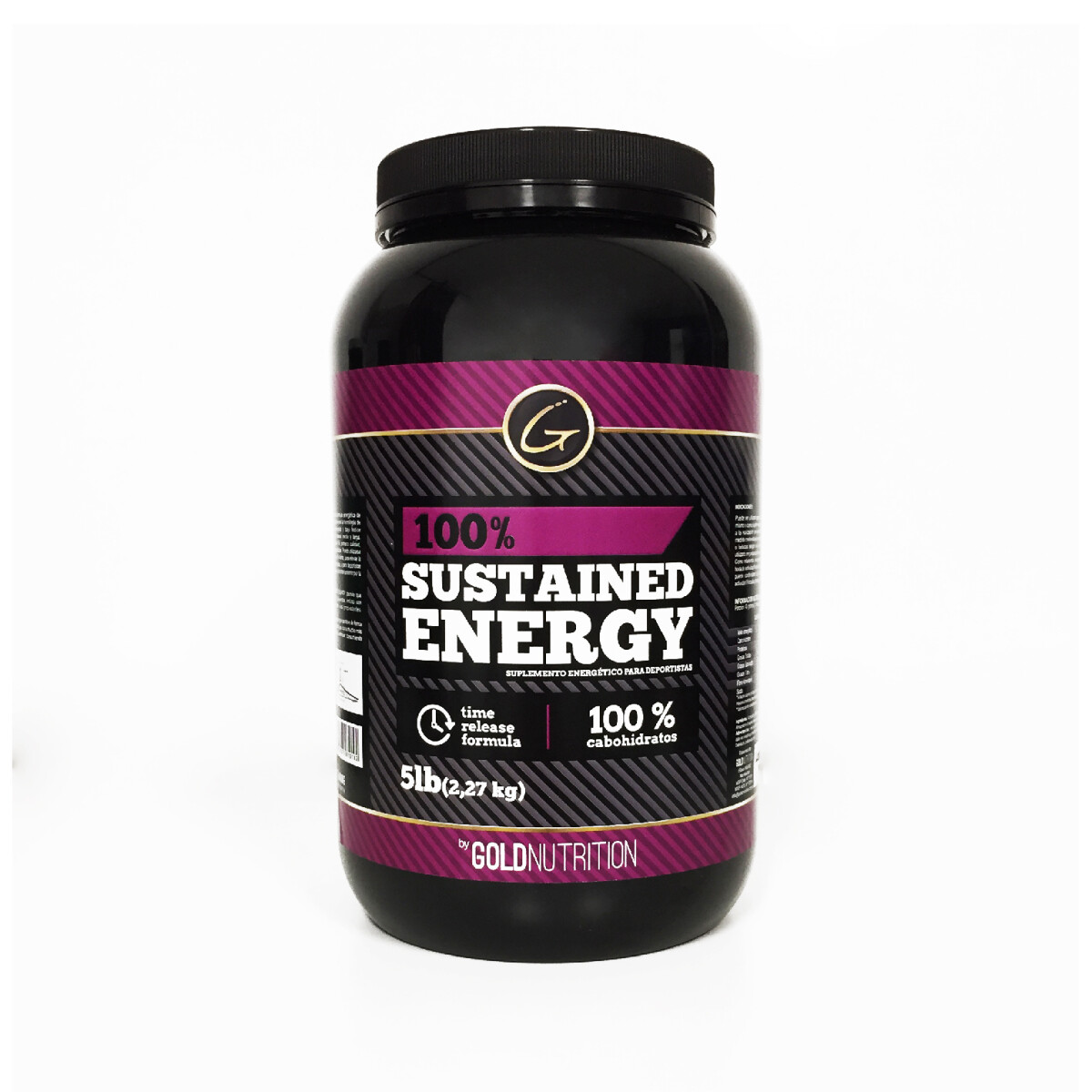 ¡OFERTA IMPERDIBLE! 100% Sustained Energy 5lb Sabor Natural Gold Nutrition - Sabor Natural 