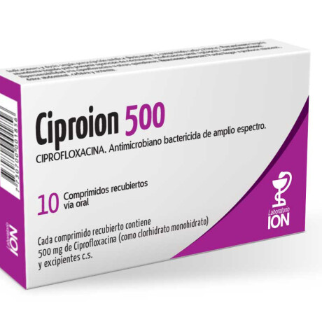 Cipro ION 500mg 10 Comprimidos Cipro ION 500mg 10 Comprimidos