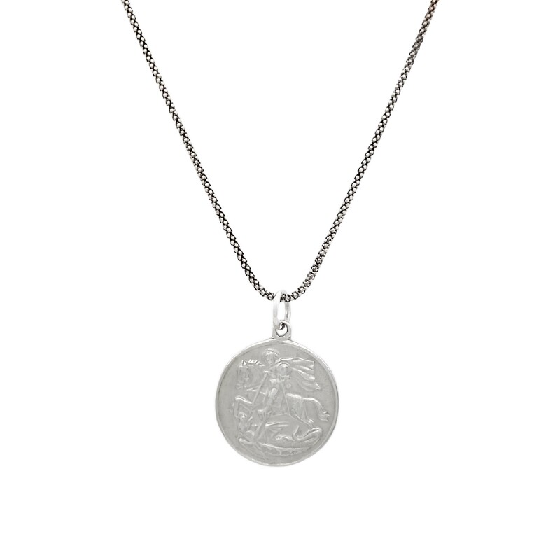 Dije San Jorge-Plata 925-Sin Piedra-CP3051 sinpiedra
