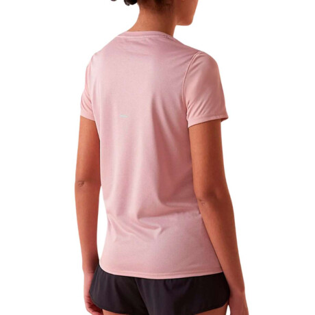 Fila Core Run Remera Manga Corta De Running Para Mujer Nude Rose