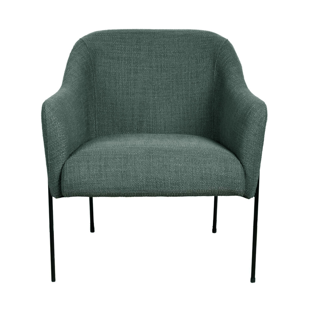 BUTACA TELA-Y-METAL VERDE BERNA VERDE OSCURO