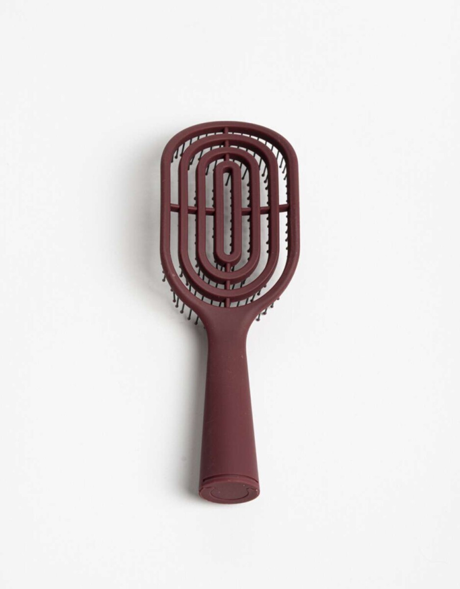 Cepillo Ergonómico - Rojo Burdeaux 