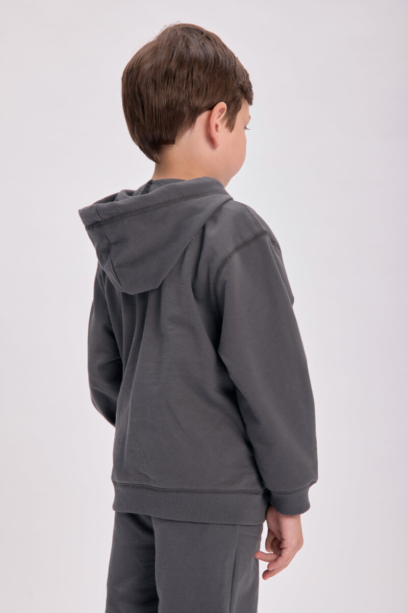 Canguro deportivo básico Gris