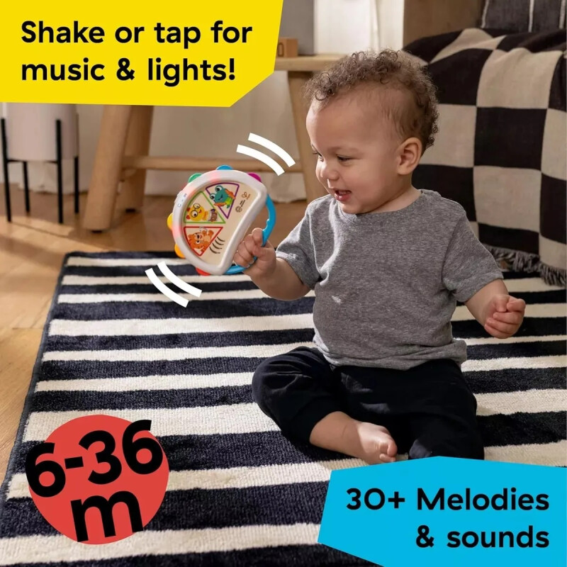 Baby Einstein + Hape Tambor Mágico Tap & Shake Magic Touch Baby Einstein + Hape Tambor Mágico Tap & Shake Magic Touch