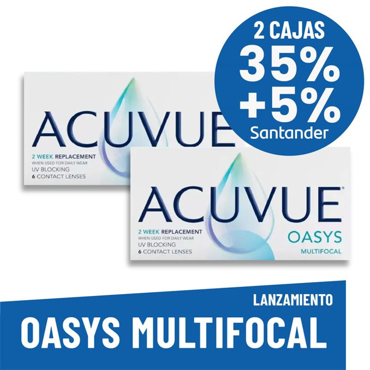 Acuvue Oasys Multifocal - Blanco 