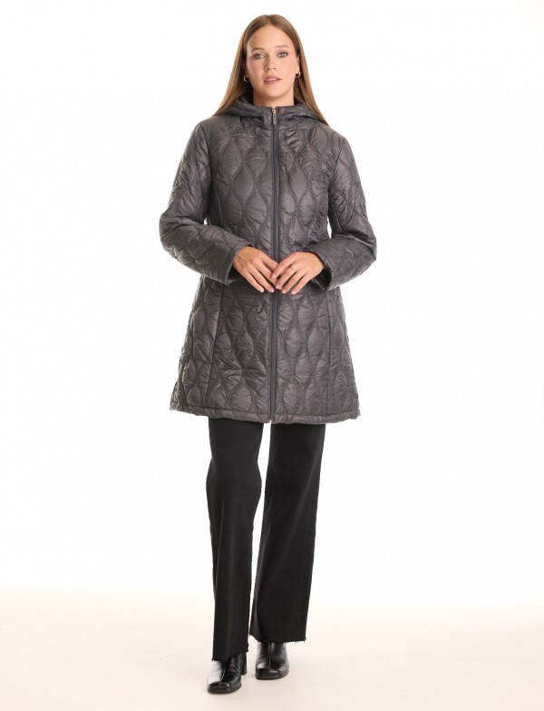 Campera Matelassé Wave GRIS