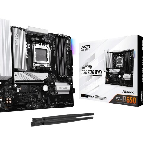 Mother Asrock B650M Pro X3D AM5 Wi-fi 6E 001