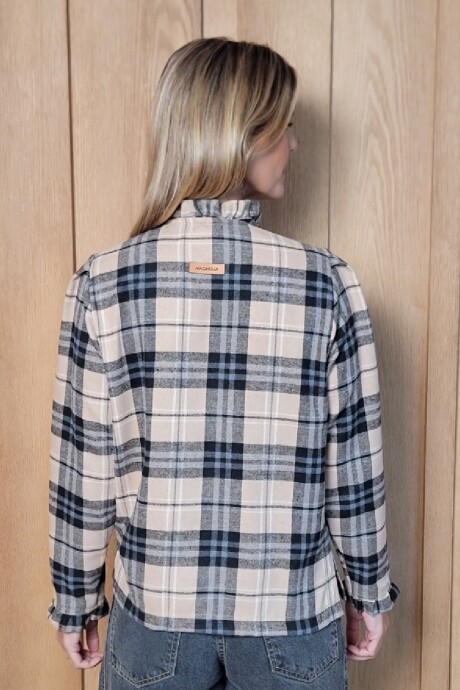 Camisa Mili Escosés Charcoal