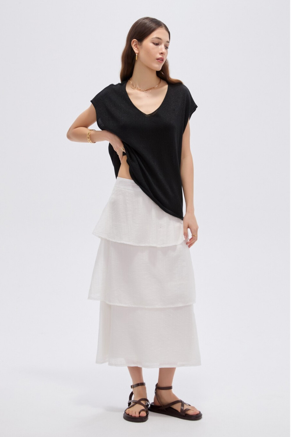 Remera Tiralle Negro